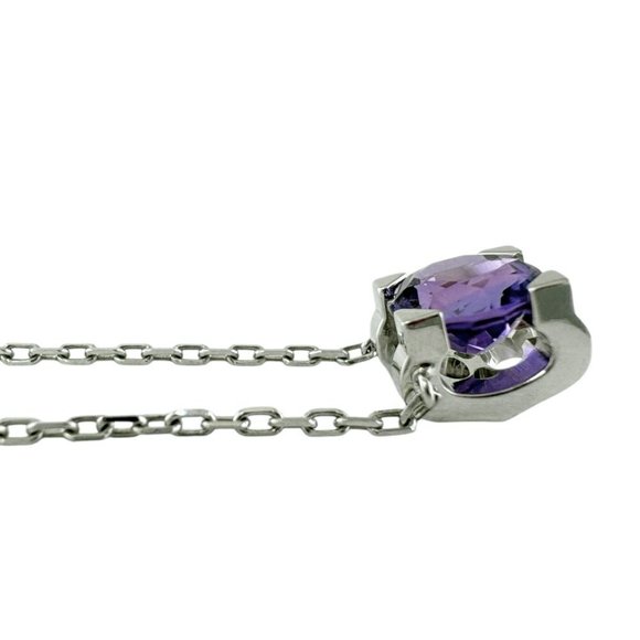 Cartier C de Necklace 18K Amethyst Ladies CARTIER - Picture 4 of 7